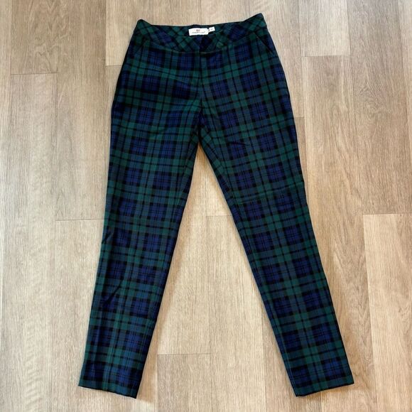 VINEYARD VINES Tartan Plaid Wool Lined Pants size 00 - Picture 1 of 5